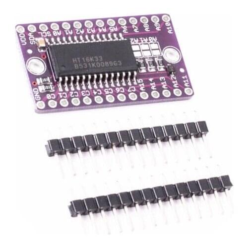 1PCS HT16K33 LED Dot Matrix Drive Control Module for Arduino