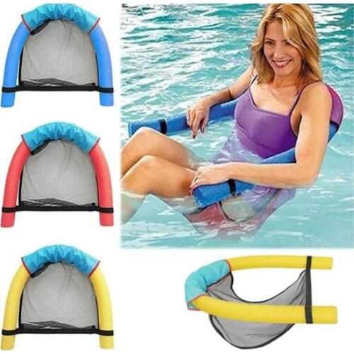 1PCS Floating Pool Noodle Net Sling Mesh Float Chair Net For Swimming Pool Party Kids Adult DIY Bed Seat Water Relaxation