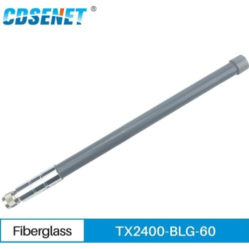 2.4GHz Fiberglass Antenna High Gain 10dBi Long Range N-J Waterproof Strong Sealing for Outdoor Use TX2400-BLG-60