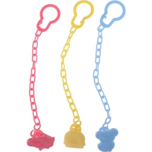 2pcs Baby Infant Dummy Pacifier Soother Chain Clip Holder Toddler Toy Gift