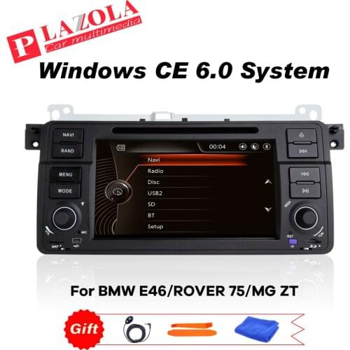 7 inch Car Stereo DVD Radio Player Navigation GPS For BMW 3 Series E46 M3 Rover 75 2007-2014 1 Din RDS Car Stereo Accessories FM