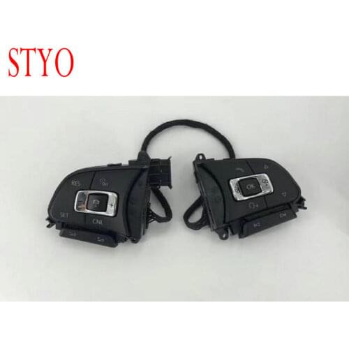 STYO Car Multifunctional Steering Wheel Button Key with ACC MFSW Steer Switch for Golf 7 mk7 Sportsvan Passat B8 Variant