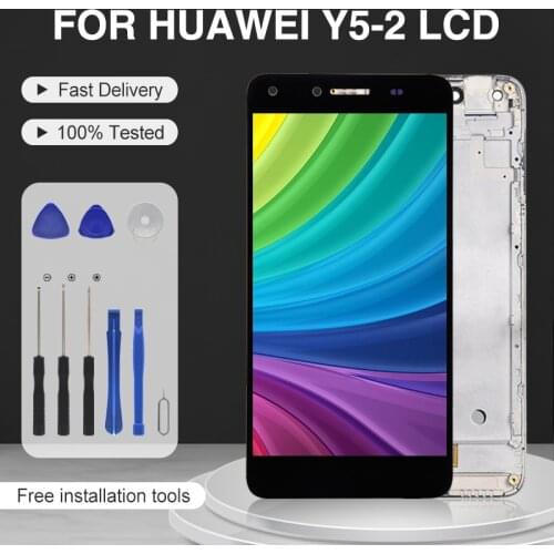 Dinamico 1Pcs Free Shipping Y5 II LCD For Huawei Y5 2 Display Touch Screen Digitizer Assembly Y5 2 CUN-U29 Display With Tools