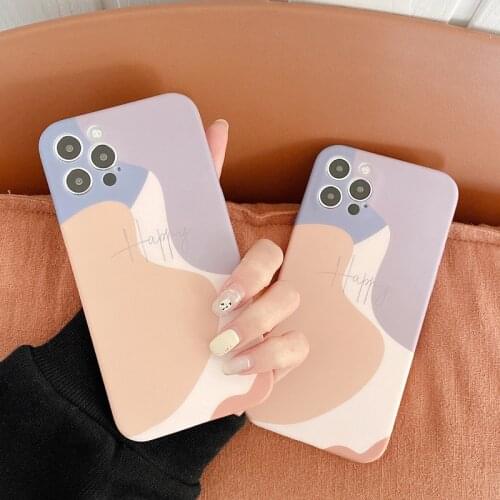 Moskado Contrast Color Phone Case For iPhone 12 Pro Max 11 Pro Max X XR XS Max 7 8 Plus SE 2020 Camera Protection Soft TPU Cover