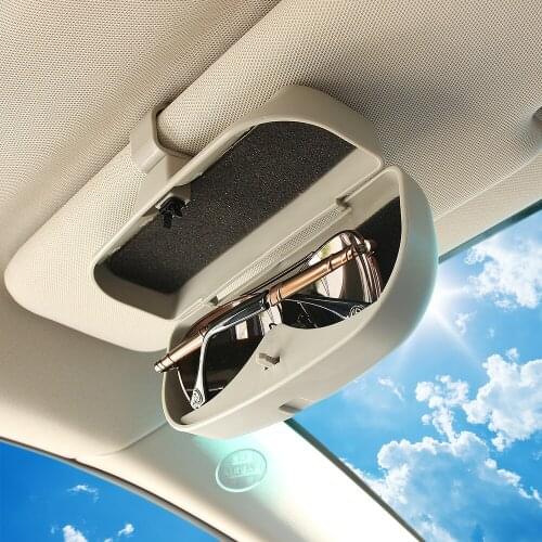 VCiiC Glasses Case Organizer Box Sunglasses Holder Storage Pockets For Renault Koleos Kadjar Duster Megane for Samsung QM6 QM3