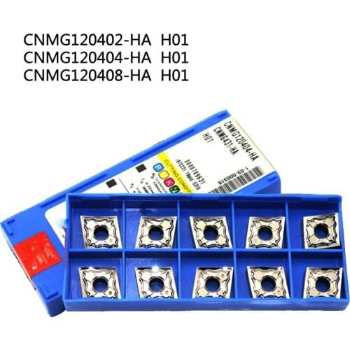 CNMG120402-HA H01 CNMG120404 CNMG120408 100% original Insert Aluminum cutter Inserts CNC Carbide Insert Lathe Machining Tool