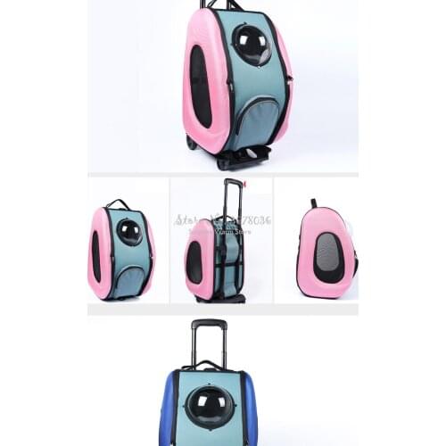 Fashion Portable Pet Stroller Waterproof Breathable Dog Cat Carrier Dotomy Outdoor Travel Dog Carrier 10KG Bearing Durable