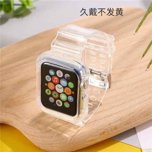 Hot Transparant Silicone Bands for Fitbit Versa 3 bandSoft Wristband for sense Strap Accessories