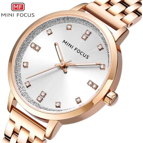 MINIFOCUS Women Watches Luxury Dress Famous Brand Waterproof Luminous Womans Watch Ladies Fashion Casual Quartz Womens Watches