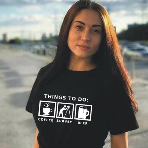 Fashion Summer Short Sleeve Harajuku Tee Shirt Femme Sarcastic Surveyor Birthday Funny T Shirt Women Tops Casual Camiseta Mujer