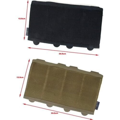 TMC3463 Chassis Chest Rig Quadruple Mag Pouch Front Panel Insert Pouch for Tactical Vest