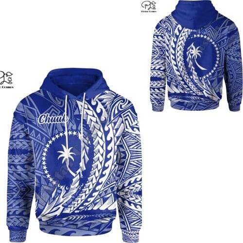 New Brand Island Chuuk Country Flag Tribal Culture Retro Streetwear Tracksuit Men/Women Pullover 3DPrint Funny Casual Hoodies A6