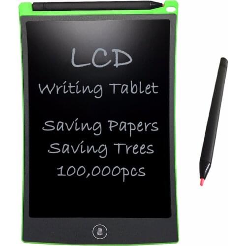 NEWYES Green LCD Writing Tablet 8.5 inch Electronic Drawing Pads Pocketbook for Kids Gift Toy Reusable Erasable Message Board