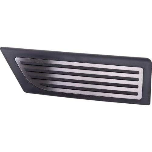 Footrest Foot Rest Dead Pedal Plate Pad Cover Trim Fit For Tesla Model 3 2018-2019 Left Hand Drive