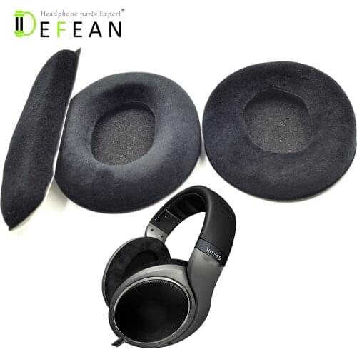 Defean Replacement Ear Pads Cushion & headband cover For sennheiser HD515 HD555 HD595 HD518 HD558 Headphones