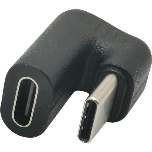 TYPE C MALE TO FEMALE ADAPTER 180 DEGREE TYPE-C M/F ADAPTOR A-036