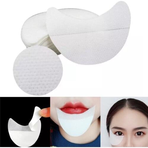20/30/50/100pcs Eyeshadow Shields Patches Disposable Eyelash Extensions Pad Cotton Protect Pad Under Eyes Lips Makeup Tools