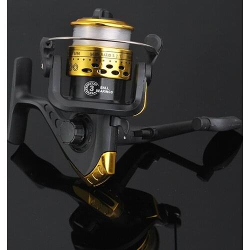 200-Type With the line Small Fishing Reel Spinning Reel Rock Children Fishing Teaching saltwater fishing reel