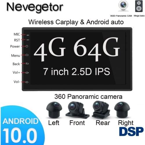 Android 10 2 Din Auto Stereo Car radio Multimedia Video Player Universal GPS MAP For Volkswagen Nissan Hyundai Kia toyota CR-V