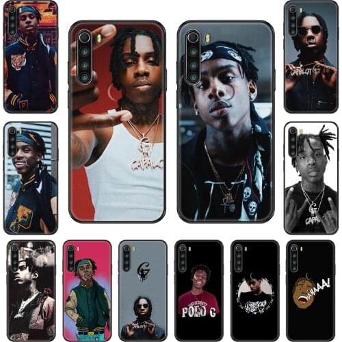 Polo G Phone case For Xiaomi Redmi Note S2 4 5 6 7 8 A S X Plus Pro black silicone shell pretty waterproof soft Etui fashion