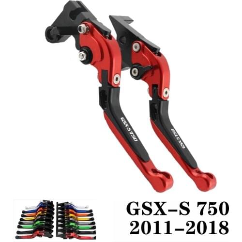 For SUZUKI GSX-S 750 GSR750 2011 2012 2013 2014 2015 2016 2017 2018 CNC Motorcycle Adjustable Brake Clutch Lever Levers Folding