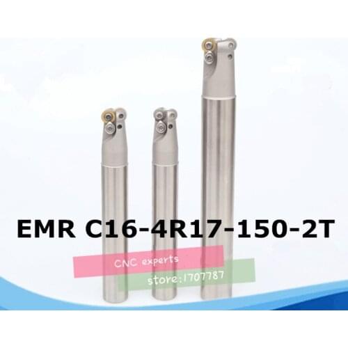 EMR C16-4R17-150-2T R4 indexable End Mill,Milling tool,R4 Toroidal Cutter For Milling Machine,2F Dia 17mm,For RPMT0802MO Milling