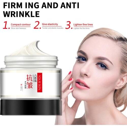 Hot Anti-wrinkle Whitening Cream Six Peptide Cream Hyaluronic Acid Moisturizing Anti-aging Nourishing Serum Skin Care Effective
