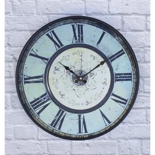 Markakanvas Round wall clock European-style Novel clock decorative clock living room large vintage wall clocks diameter 50cm