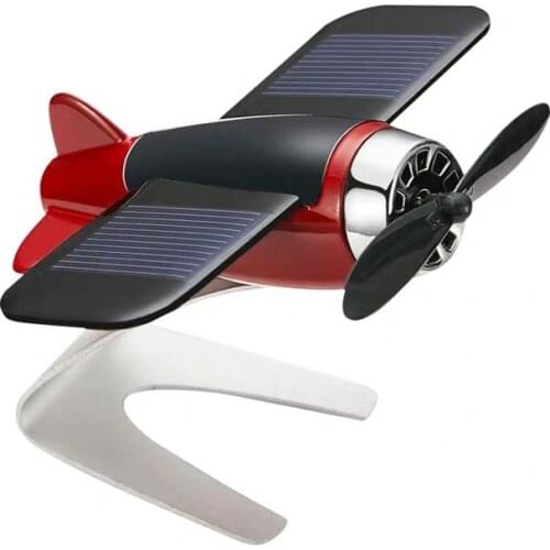 Aircraft Model Action Figure Car Display Solar Energy Plane Automobiles Interior Accessories Ornaments Anime Airplane Scale Toys