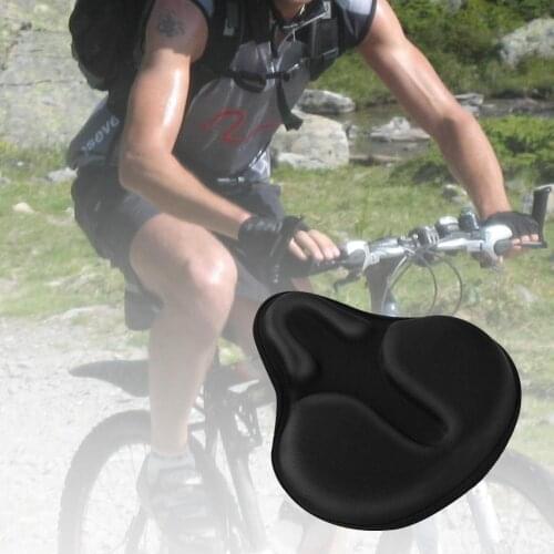 MTB Mountain Road Bike Soft Silicone Breathable Bicycle Saddle Cushion Cover Comfortable Cycling Seat Pad Bicycle Parts