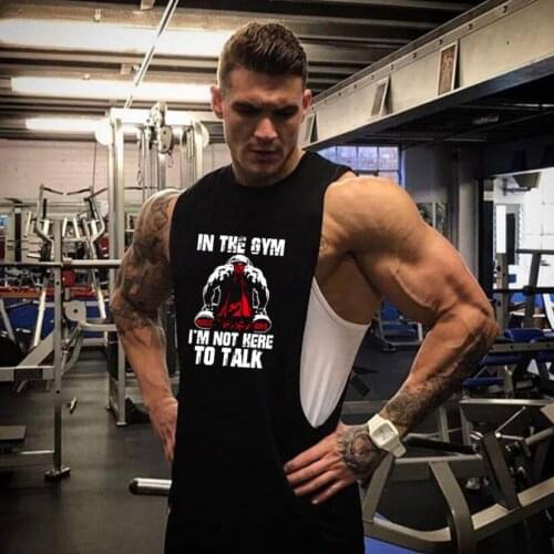 Brand Gym Clothing Bodybuilding Fitness Men Tank Top workout Vest muscle sportswear Undershirt sleeveless shirt