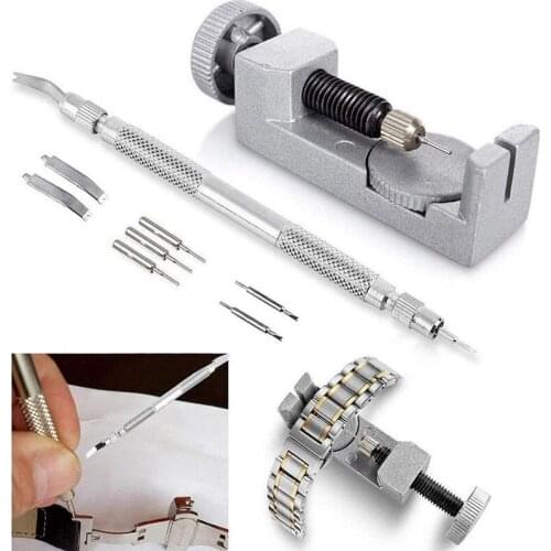 9 Pcs Watch Strap Link Remover Kit Watch Band Link Pin Removal Watch Repair Tool