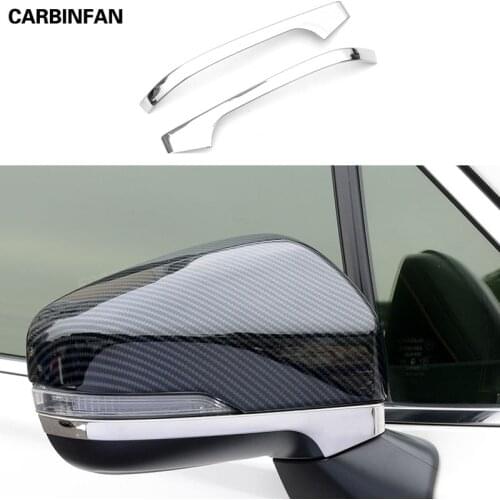 Stainless Steel Rearview Mirror Trim Reversing Bumper Anti-Collision Bumper Trim Sticker For Subaru Forester SK 2019 2020 C1702