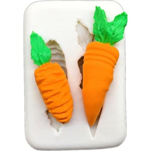 Carrot Easter Silicone Mold Sugarcraft Chocolate Cupcake Baking Mold Fondant Cake Decorating Tools