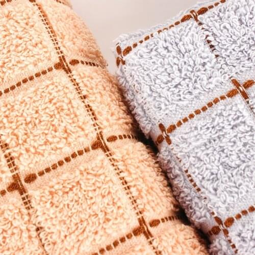 Bathroom Plaid Towels Solid Color Thick Cotton Pure Bath Towel Family Travel Outdoor Adult Wash Face Hand Towels Daily Towel Set
