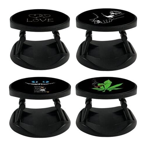 Luxury Foldable Phone Grip Finger Ring Holder Phone Bracket Stand Socket Phone Holder For iPhone Samsung Xiaomi Cellphone Holder