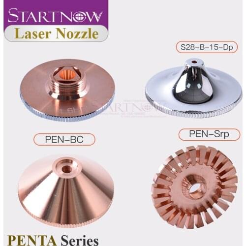 Startnow Penta Laser Cutting Nozzle Connector Heat Sink Radiator Optical Fiber Metal Cutter Machine Laser Head Holder Fitting