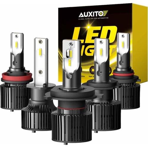 AUXITO 2x H1 H7 LED Headlight H4 H11 H8 H9 9005 HB3 9006 HB4 LED Headlamp For Peugeot 407 406 206 307 308 3008 207 407 2008