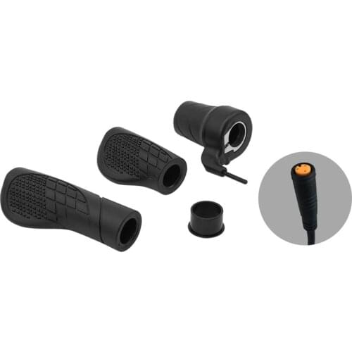 Ebike Right Half Twist Throttle 20x For Bafang Electric Bicycle BBS01 BBS02 BBSHD Mid Motor 22.2mm 3pin Waterproof Connector