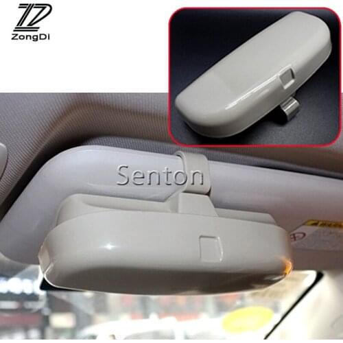ZD 1Set Car Glasses Box Case Holder car-styling For Opel astra h j g Renault clio Mitsubishi ASX Lancer 10 Volvo v70 Accessories