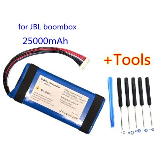 100% High quality 7.4V 25000mAh GSP0931134 01 Battery for JBL Boombox, JEM3316,JEM3317,JEM3318