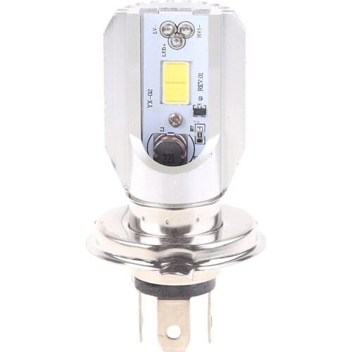 12W H4 LED Motorcycle Headlamp COB Bulb Motorbike Headlight DC 6-80V