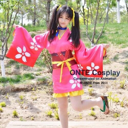 2016 Anime Kabaneri of the Iron Fortress Cosplay Costumes Koutetsujou no Kabaneri Mumei Kimono Women Clothes for Halloween