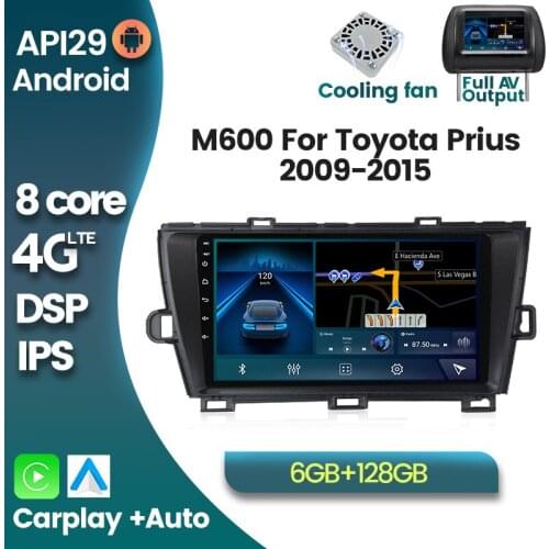 7862 4G LTE Android10.0 Car Radio Multimedia Player for Toyota Prius 2009-2015 Left Right Hand Model Radio GPS Navi WIFI Carplay
