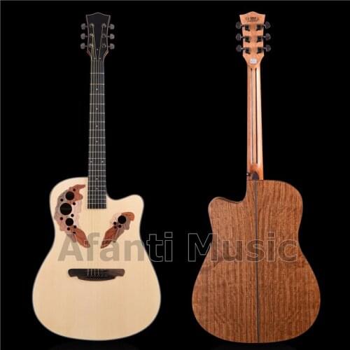 Afanti Music 41 inch Spruce & Walnut Acoustic Guitar (AMA-2301)