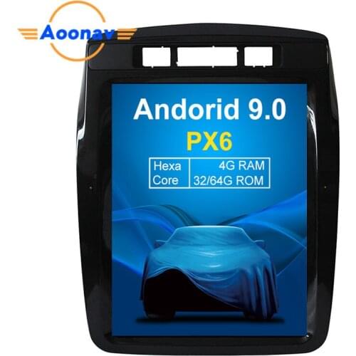 AOONAV 10.4” car radio DVD player vertical screen carplay for VW Touareg 2010-2017 car GPS navigation IPS multimedia player