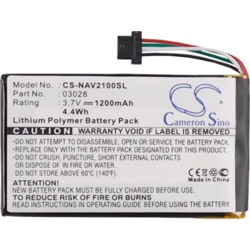 Cameron Sino 1200mAh battery for NAVIGON 2100 Max 2110 Max 2120 2120 Max 2150 Max 2310 03028 GPS, Navigator Battery