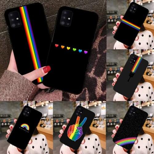 Gay Lesbian LGBT Rainbow Pride Phone Case For Samsung galaxy S 21 20 10 8 A 51 71 50 21s 70 40 20 20e note 10 plus Ultra 5g fe