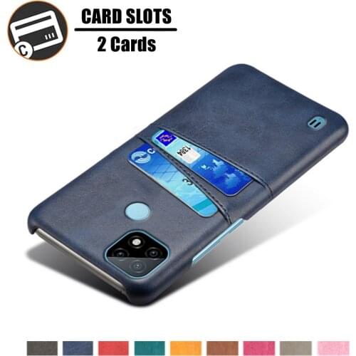 Luxury PU Leather Card Slots Wallet Cover For OPPO Realme C21 X50 X7 X2 Q2 Pro XT X2 X Lite V3 V5 V11 V15 5G C20 C17 C12 C2 Case