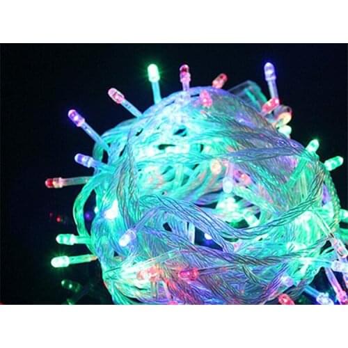 Colorful LED color String lights Star lights wedding Christmas festival decoration light post outdoor waterproof light string